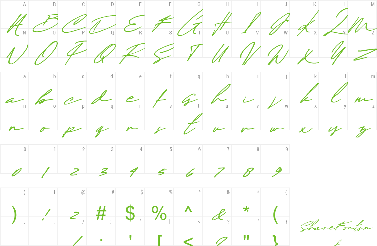 Font Maddison Signature preview